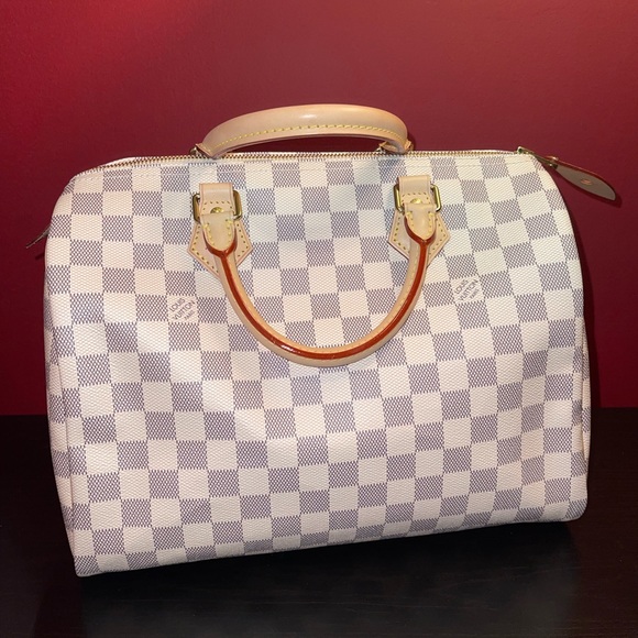 Authentic Louis Vuitton Speedy 30 NM D. Azur - Picture 1 of 9